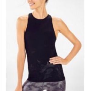 NWOT Fabletics SculpKnit Tank Black L